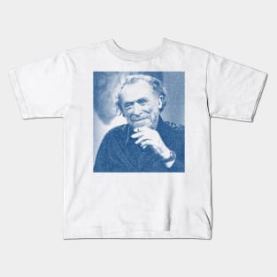 Charles Bukowski - Classic Sketch Kids T-Shirt